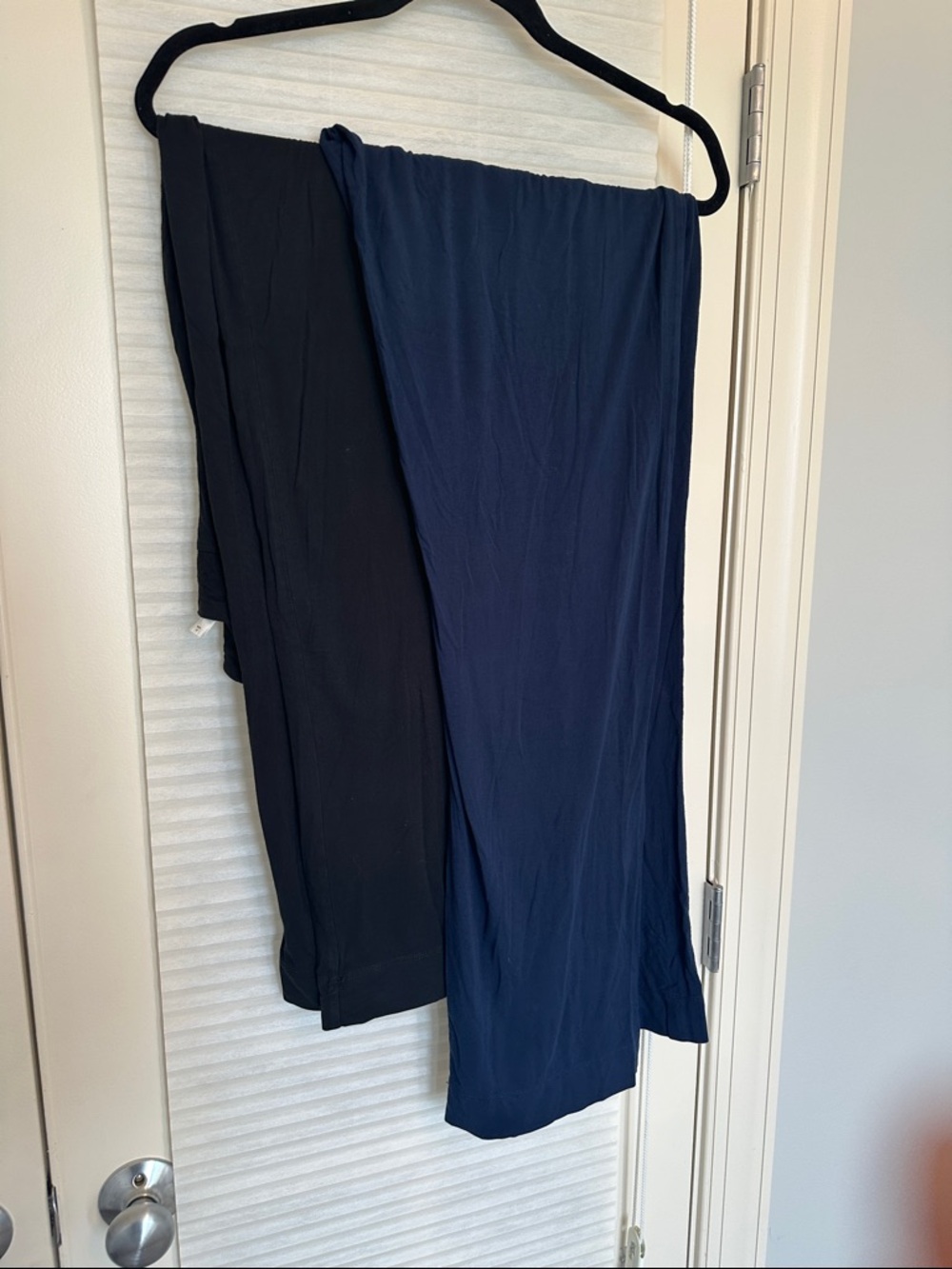 Soma Pajama Cool Nights Pants in Black and Navy